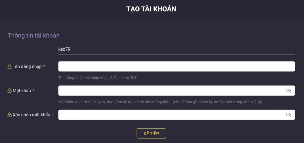 Đăng Ký Tài Khoản GOVN Casino