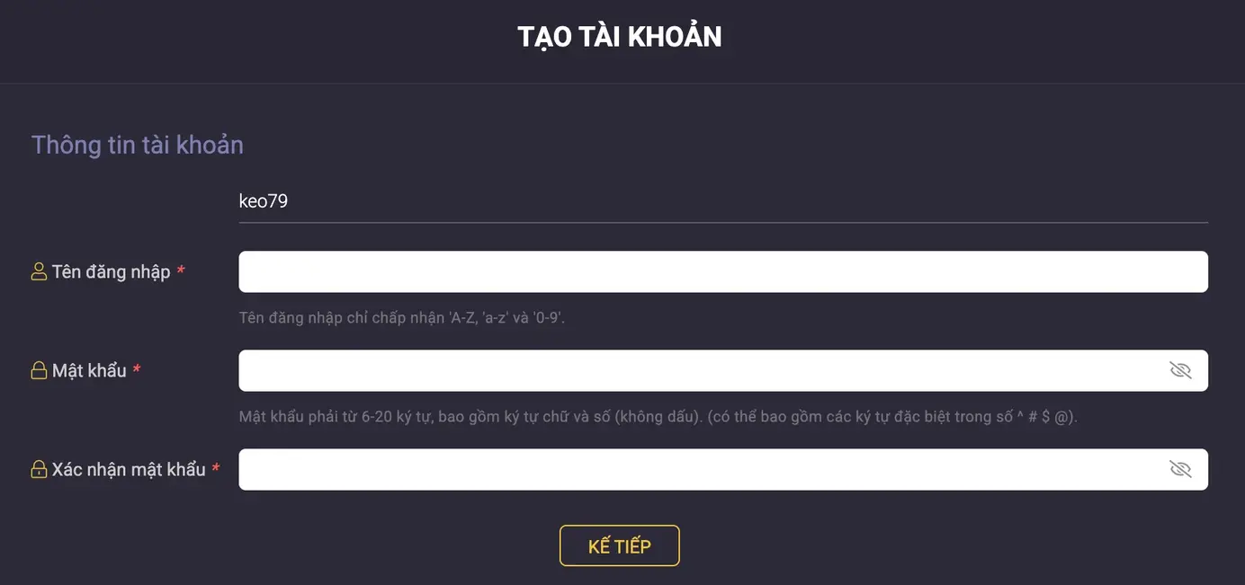 Đăng Ký Tài Khoản GOVN Casino